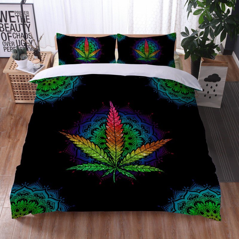 Mandala Duvet Cover Boho Bedding Set, Full Size