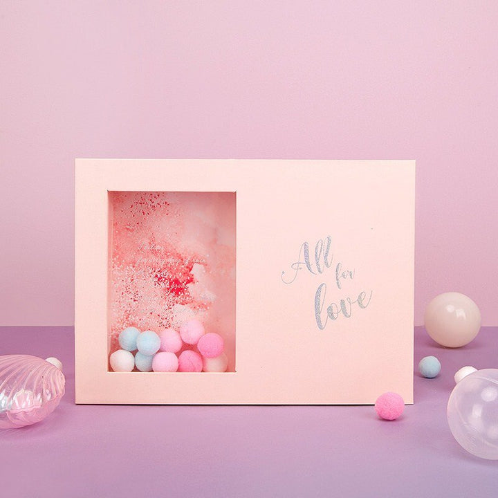 Romantic Gift Box with 3D Keepsake Display Window