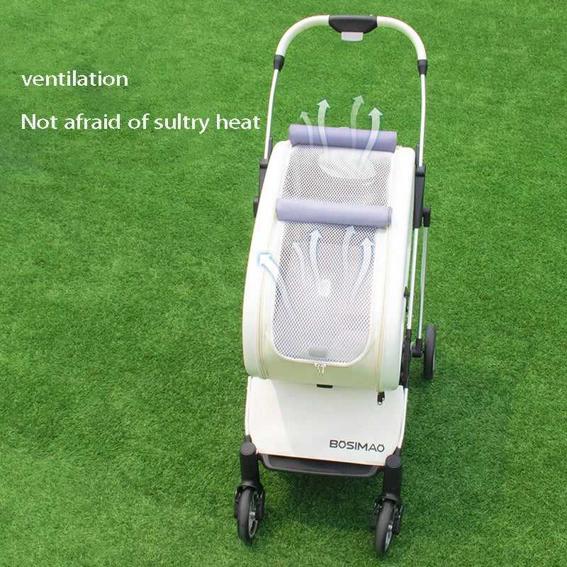 Pet Stroller for Small Dogs & Cats | Easy Travel