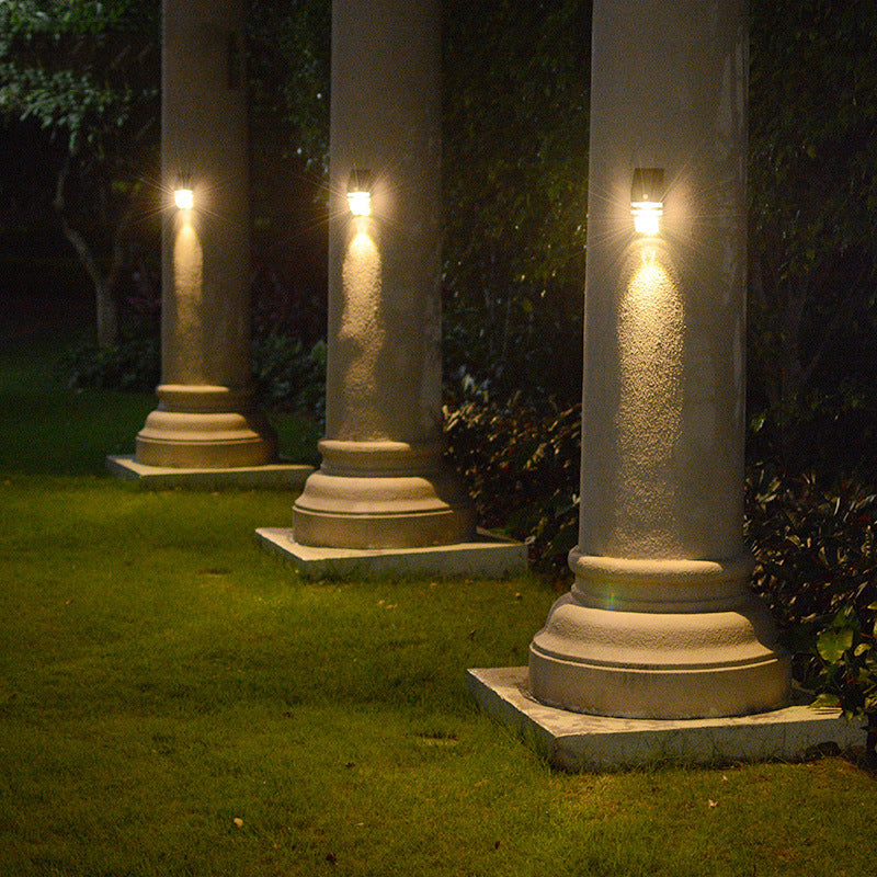 Solar Motion Sensor Wall Lamp for Garden and Fence