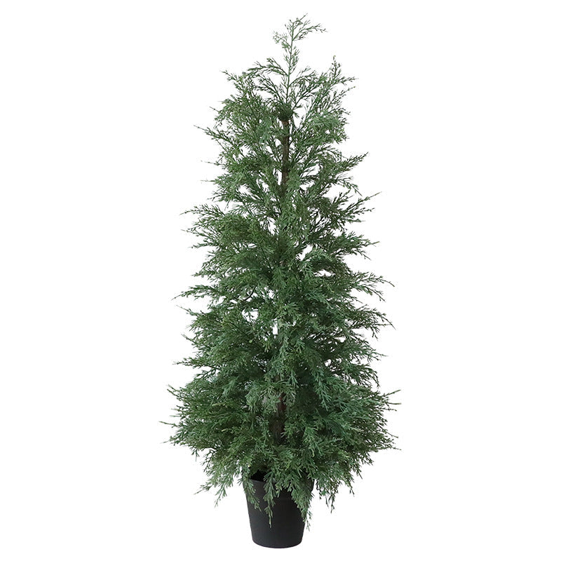 Faux Cedar Tabletop Tree | No-Mess Holiday Greenery