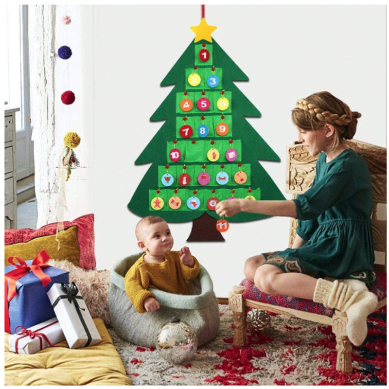 Felt Christmas Advent Calendar for Kids & Family Fun