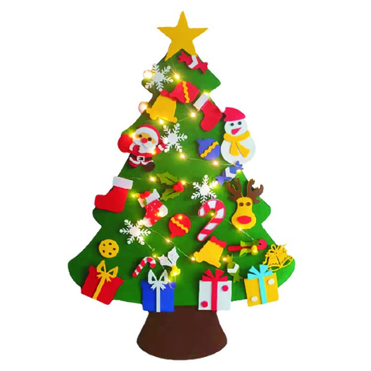 Felt Christmas Tree Wall Decor for Kids, DIY Holiday Fun