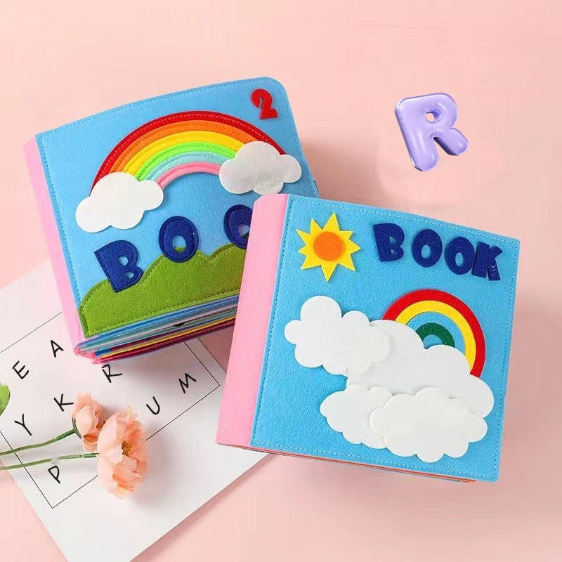 Felt Busy Book for Hands-On Preschool Learning Activities
