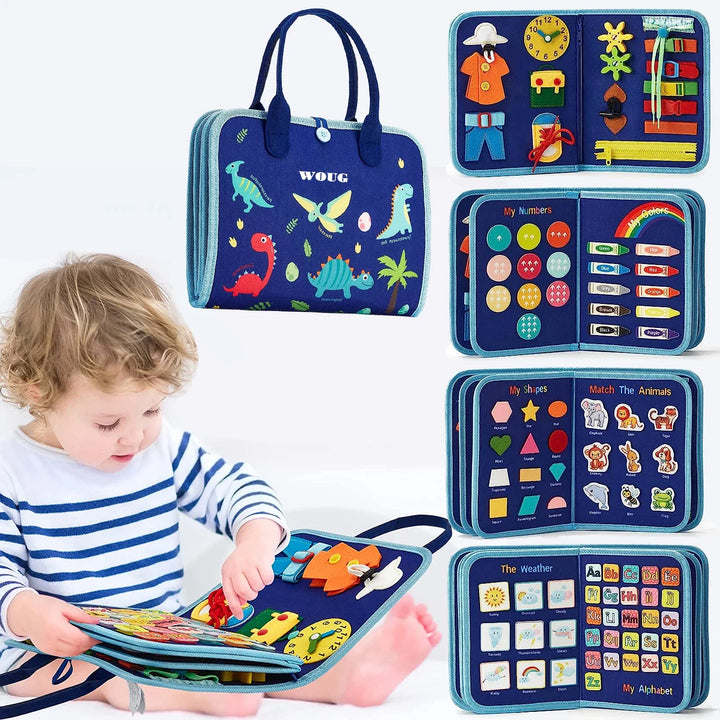 Felt Busy Board for Toddlers | Hands-On Learning Toy