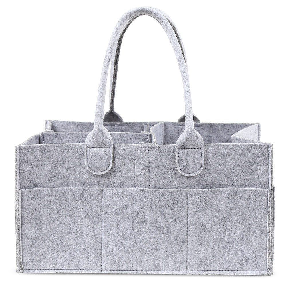 Felt Diaper Tote Organizer for Easy Nursery Storage