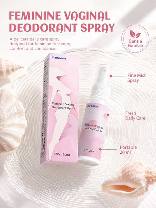Feminine Deodorant Spray — Relieves Itching & Odor, Gentle