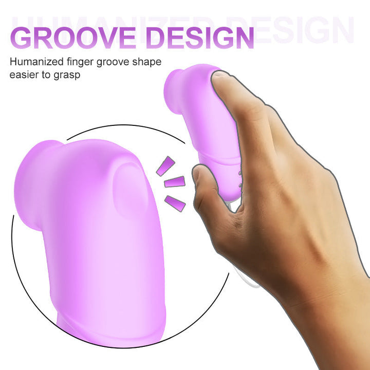 Compact Rabbit Suction Vibrator with Remote Control