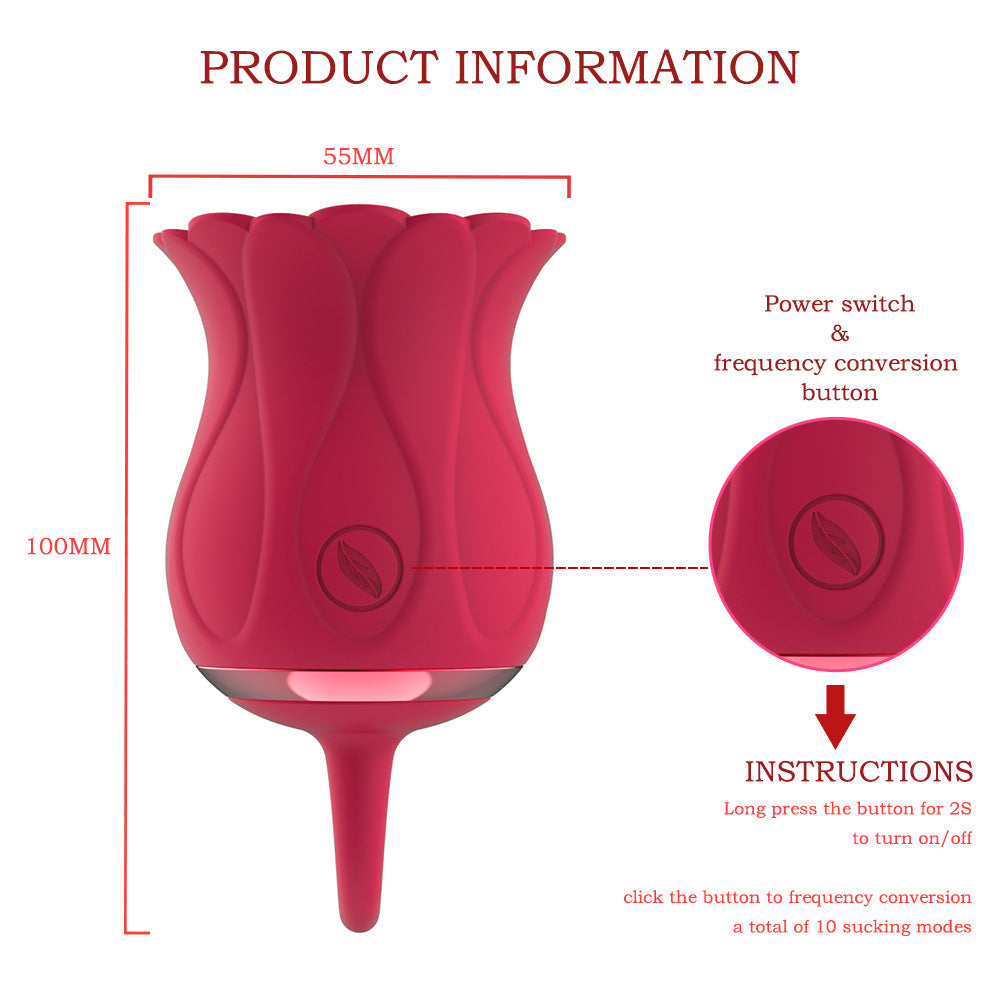 Sunflower Sucker Vibrator With 10 Custom Suction Modes