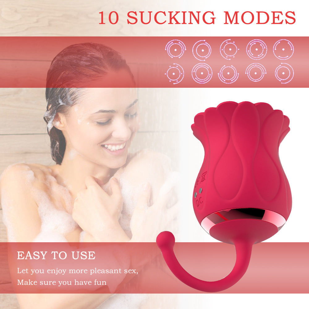 Sunflower Sucker Vibrator With 10 Custom Suction Modes