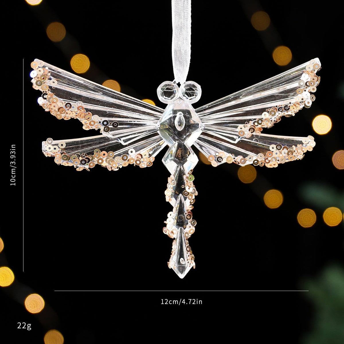 Sequin Acrylic Christmas Ornaments for Elegant Trees