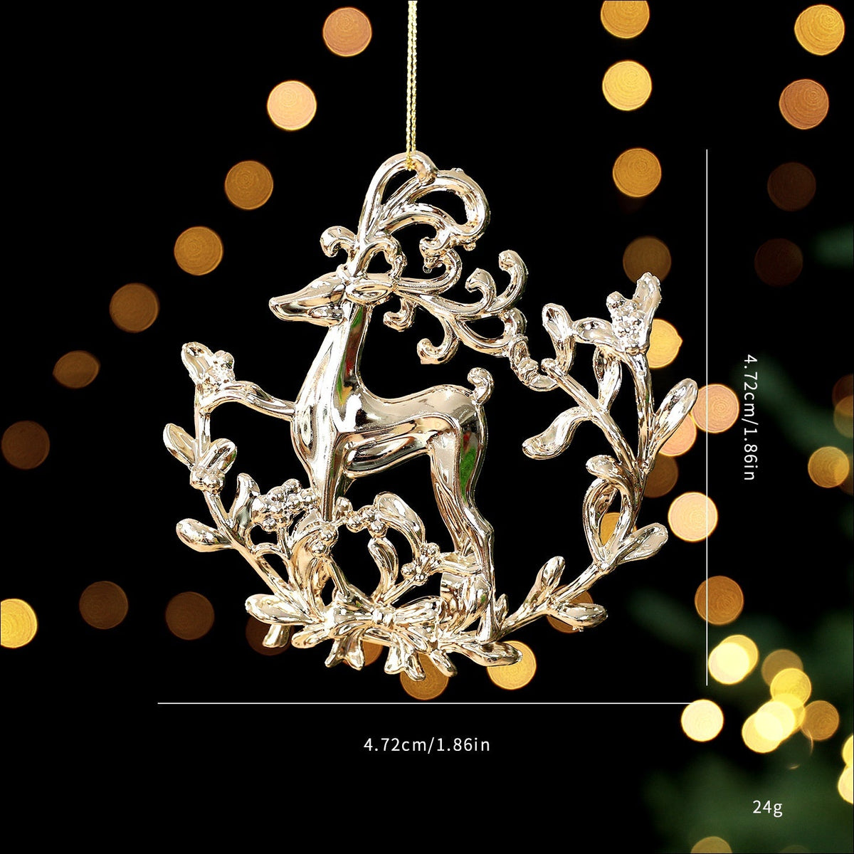 Gold Christmas Tree Ornaments for Elegant Holiday Decor