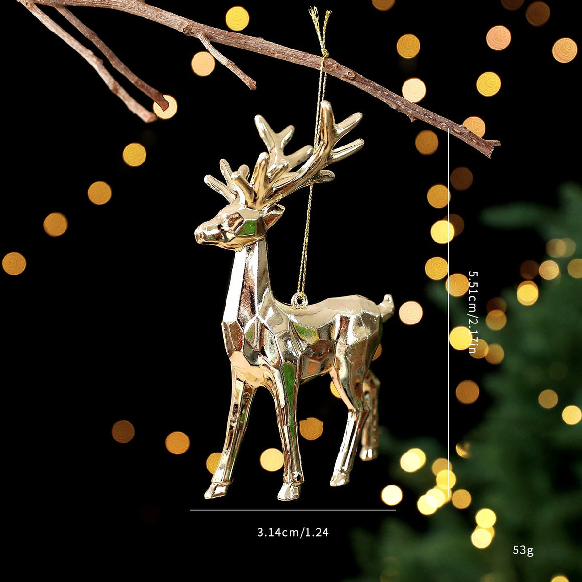 Gold Christmas Tree Ornaments for Elegant Holiday Decor