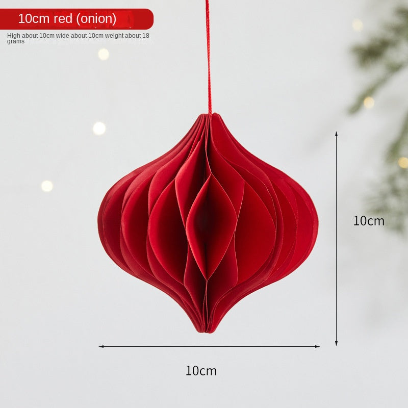 Honeycomb Lantern Decorations for New Year Atmosphere
