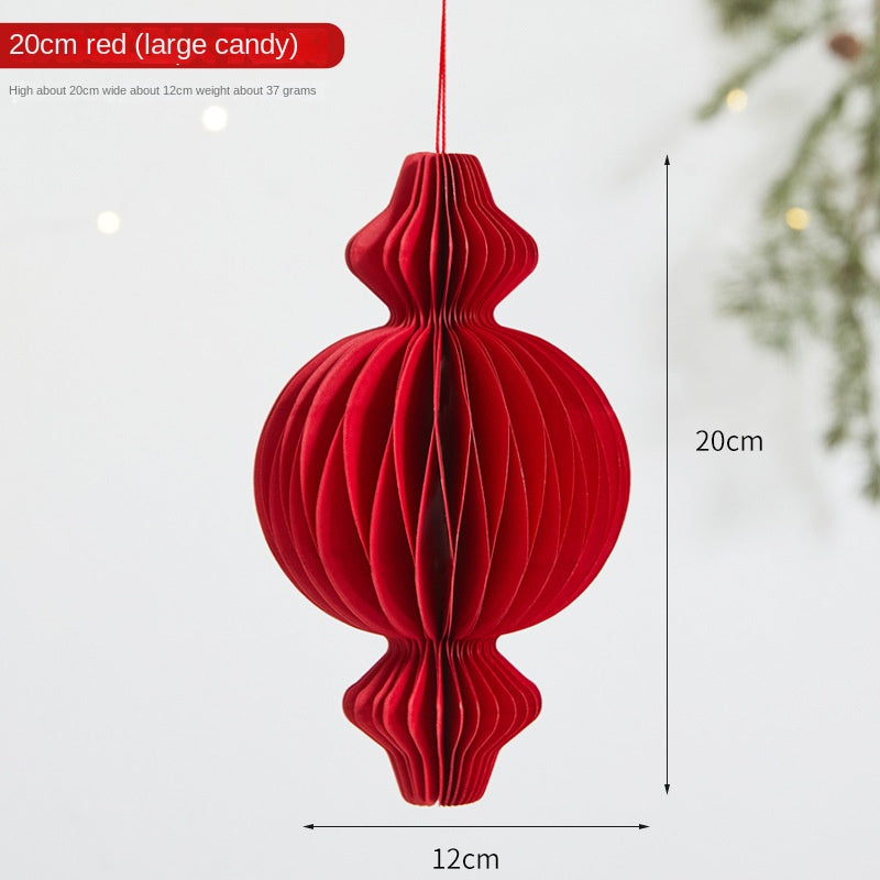 Honeycomb Lantern Decorations for New Year Atmosphere