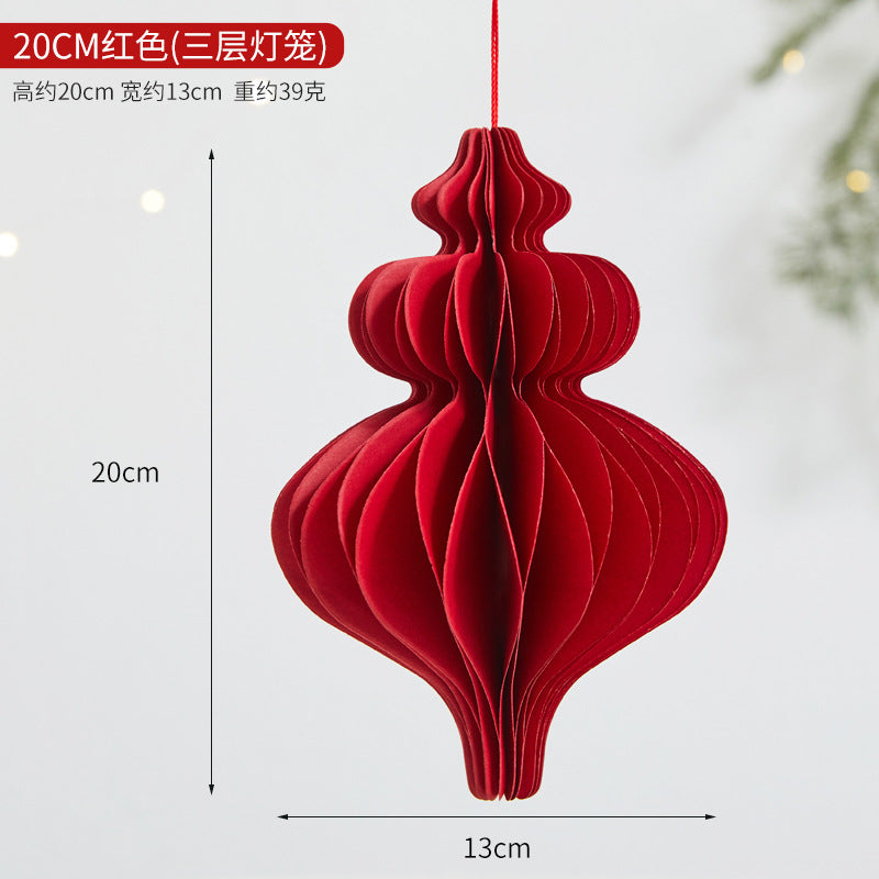 Honeycomb Lantern Decorations for New Year Atmosphere