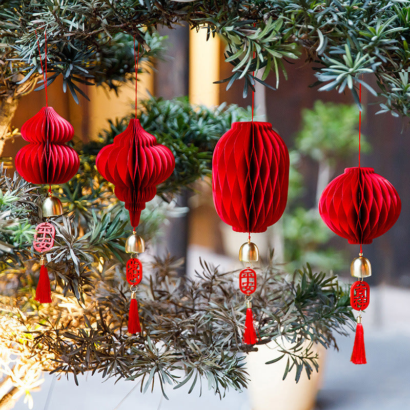 Honeycomb Lantern Decorations for New Year Atmosphere