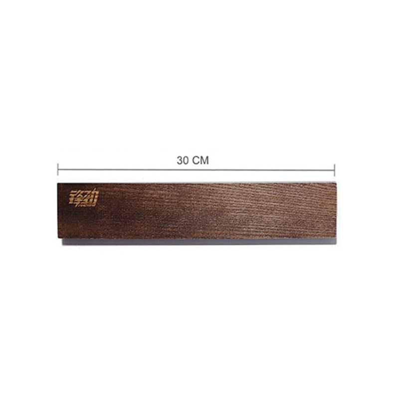 Magnetic Knife Strip Handmade Acacia Wood Wall Holder