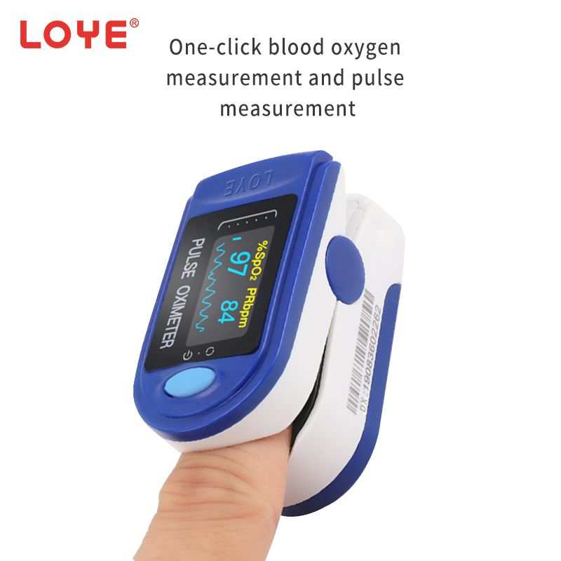 Fingertip Pulse Oximeter with Large Color OLED Display