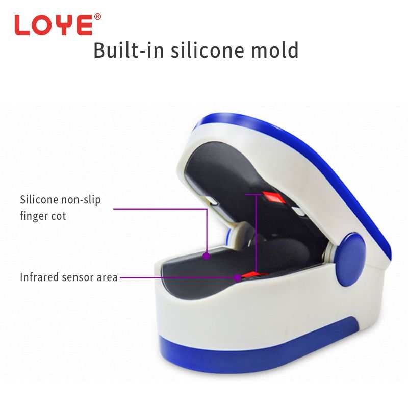 Fingertip Pulse Oximeter with Large Color OLED Display