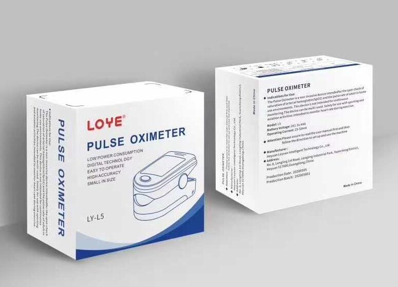 Fingertip Pulse Oximeter with Large Color OLED Display