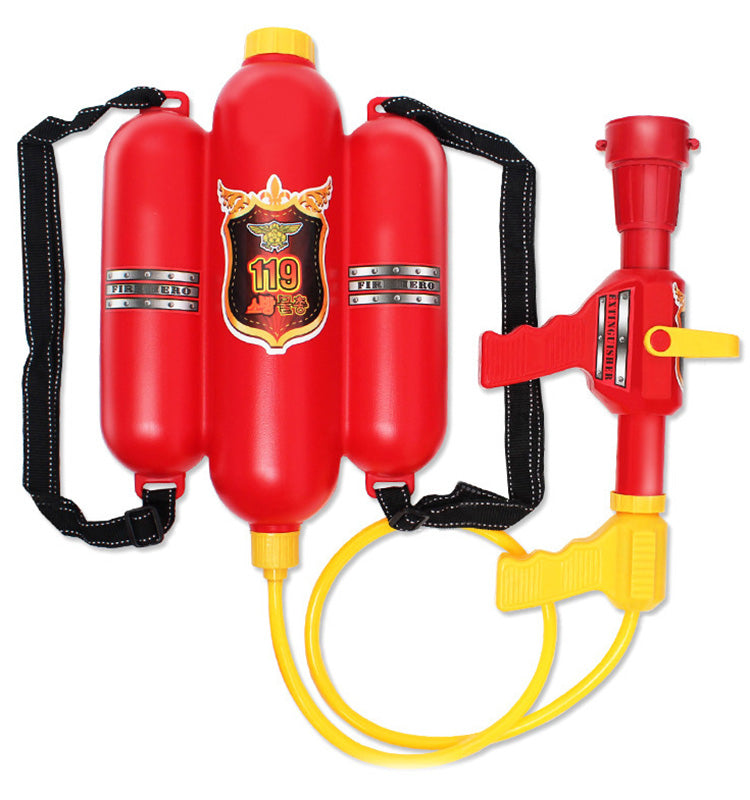 Fireman Water Gun Backpack Toy for Outdoor Summer Play