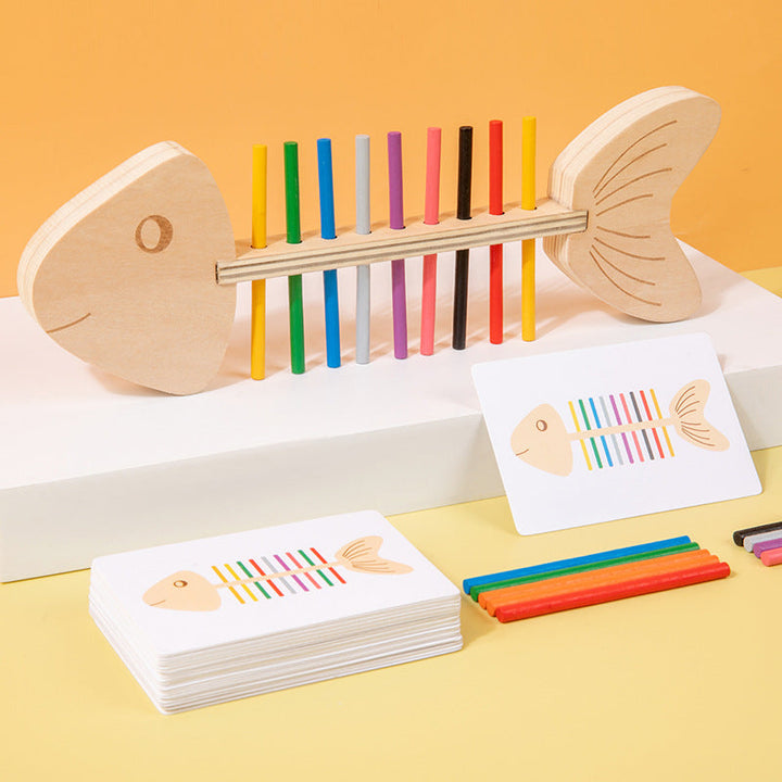Montessori Color Sorting Toy for Fine Motor Play