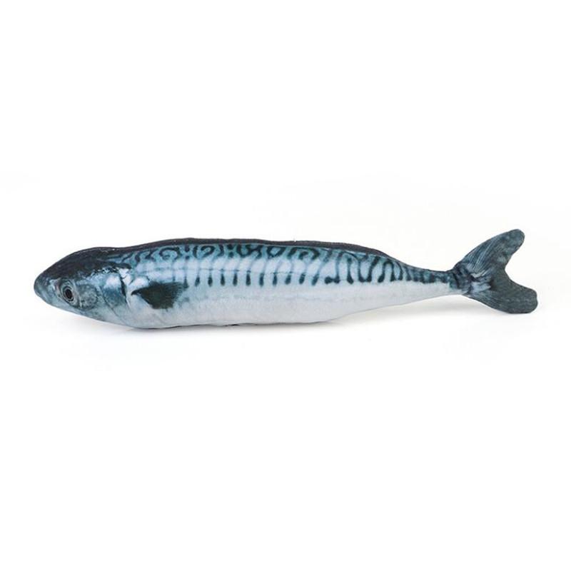 Realistic Fish Catnip Toy for Cats: Bat, Kick, Chew