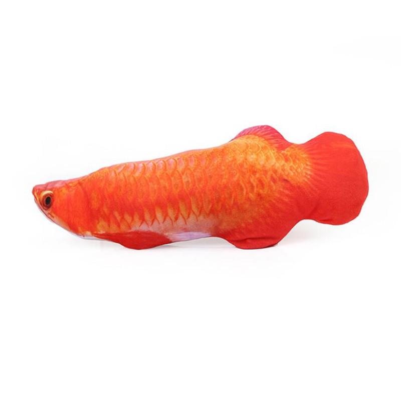 Realistic Fish Catnip Toy for Cats: Bat, Kick, Chew