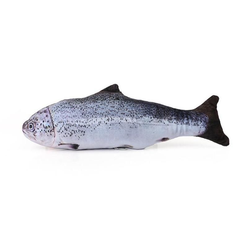 Realistic Fish Catnip Toy for Cats: Bat, Kick, Chew