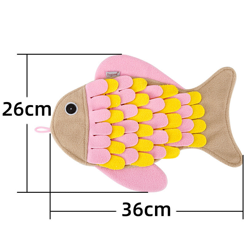 Fish Sniffing Mat for Boredom-Busting Pet Enrichment