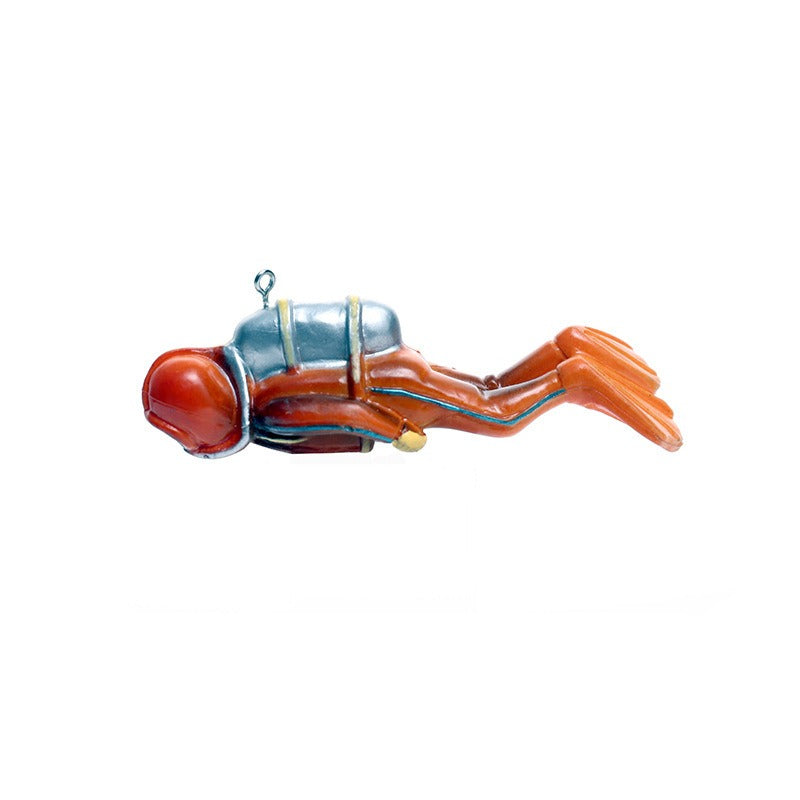 Aquarium Diver Decoration for Playful Underwater Scenes