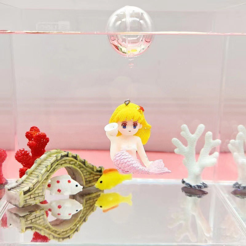 Aquarium Diver Decoration for Playful Underwater Scenes