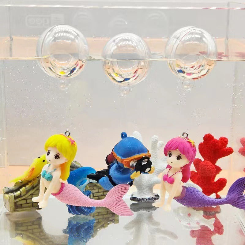 Aquarium Diver Decoration for Playful Underwater Scenes