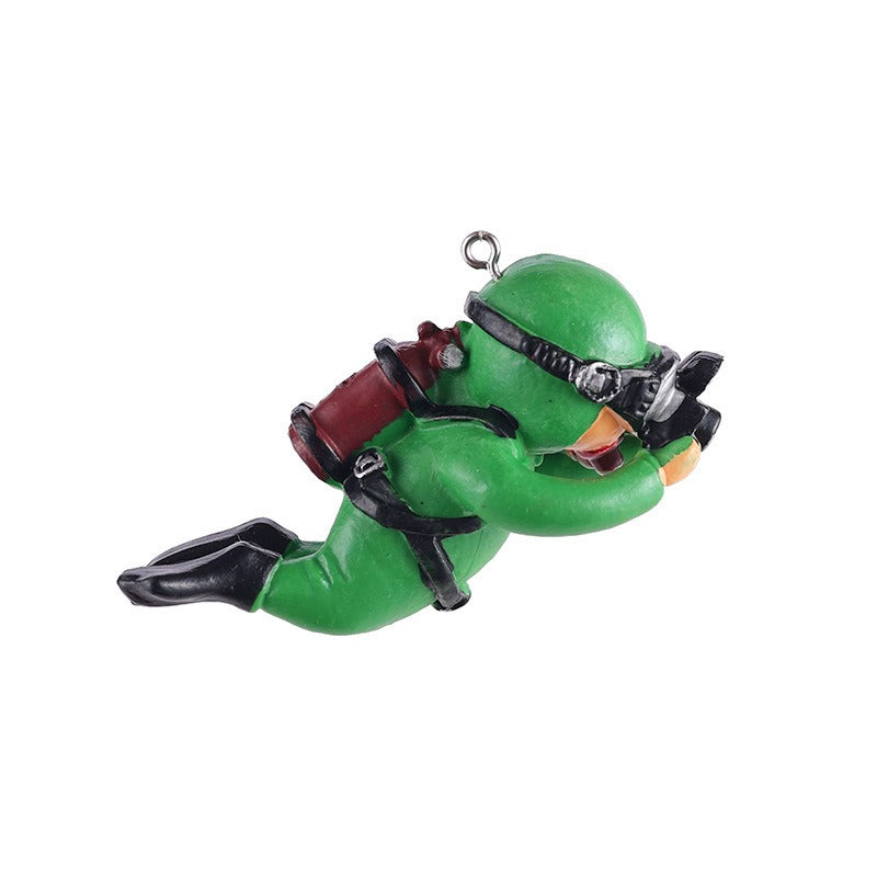 Aquarium Diver Decoration for Playful Underwater Scenes