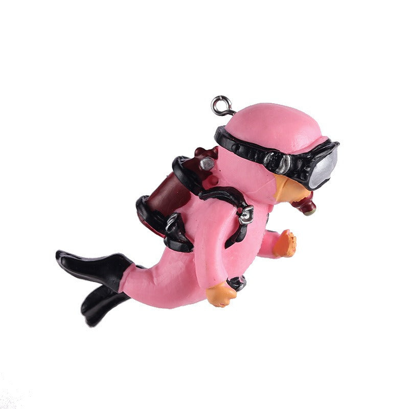 Aquarium Diver Decoration for Playful Underwater Scenes