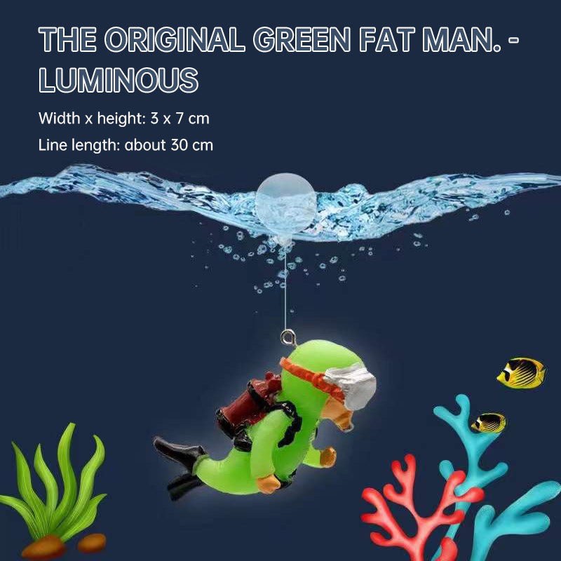 Aquarium Diver Decoration for Playful Underwater Scenes
