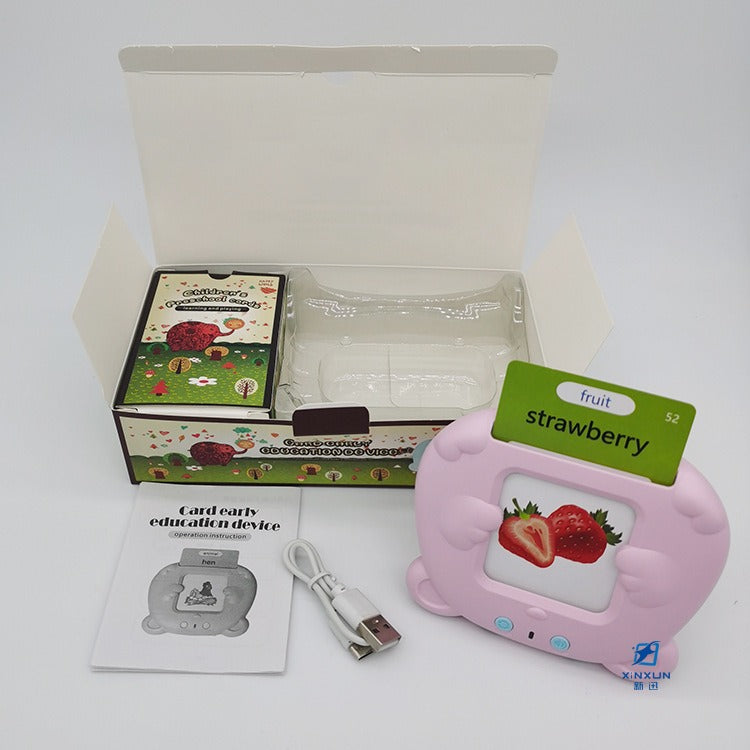 Interactive Flash Card Machine for Screen-Free Learning