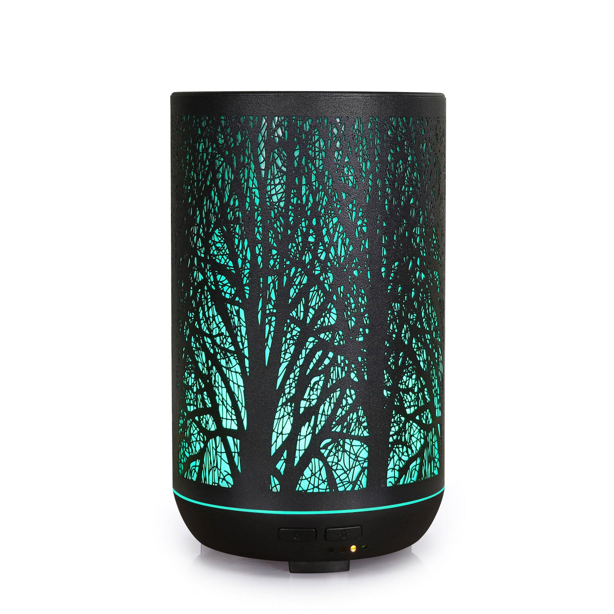 Forest Silhouette Aroma Diffuser with 7-Color LED Light