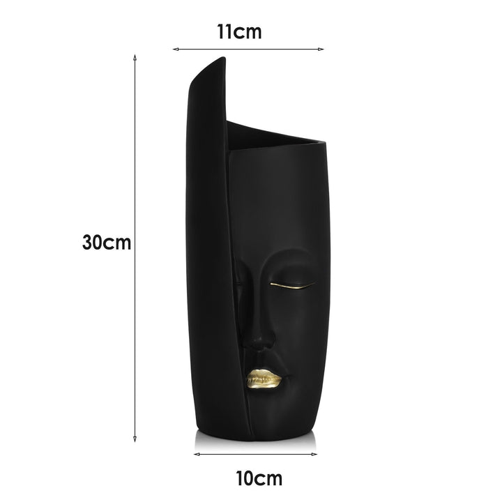 Sculptural Face Vase for Modern Artistic Foyer Decor