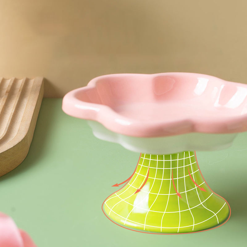 Elevated Ceramic Cat Bowl for Comfortable Mealtimes