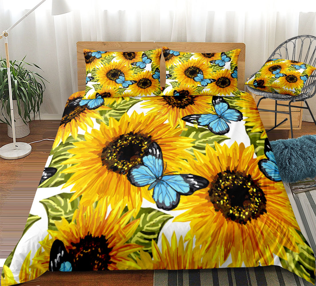 Sunflower Bedding Set for a Bright, Cheerful Bedroom