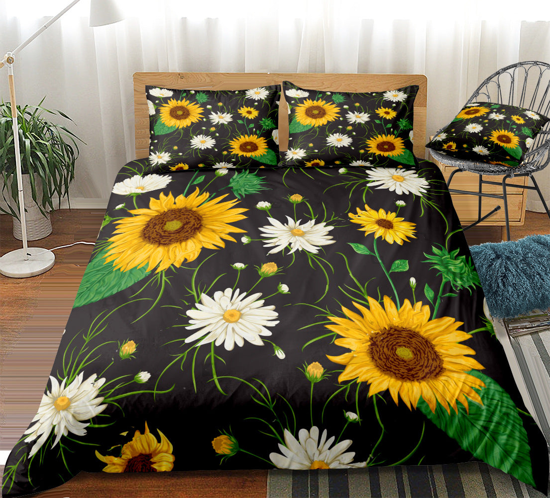 Sunflower Bedding Set for a Bright, Cheerful Bedroom