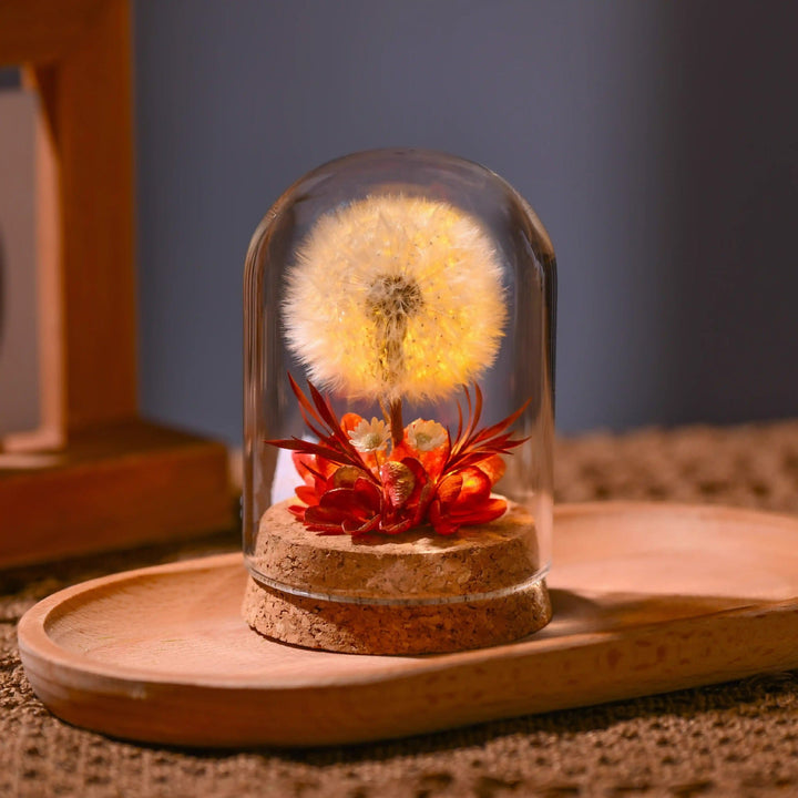 Decorative Flower Night Light With Warm Ambient Glow