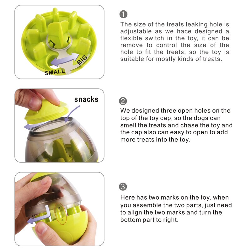 Interactive Dog Treat Ball for Daily Mental Enrichment