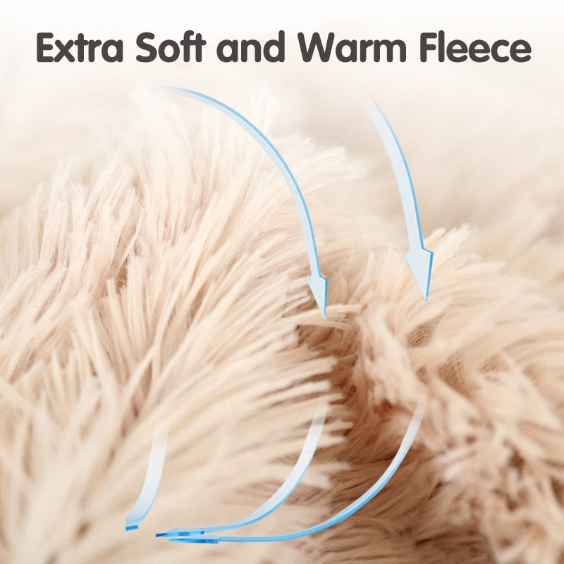 Plush Dog Blanket for Extra-Soft, Warm Pet Comfort