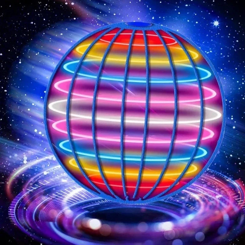 LED Flying Ball Toy With Automatic Return & Hover Play