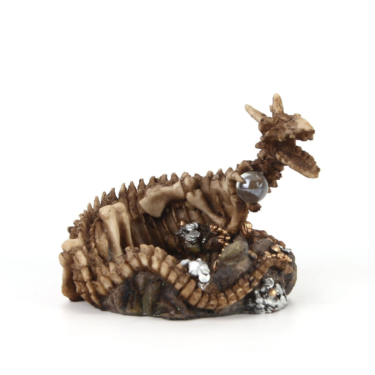 Dragon Skeleton Ashtray Gothic Fantasy Tabletop Decor