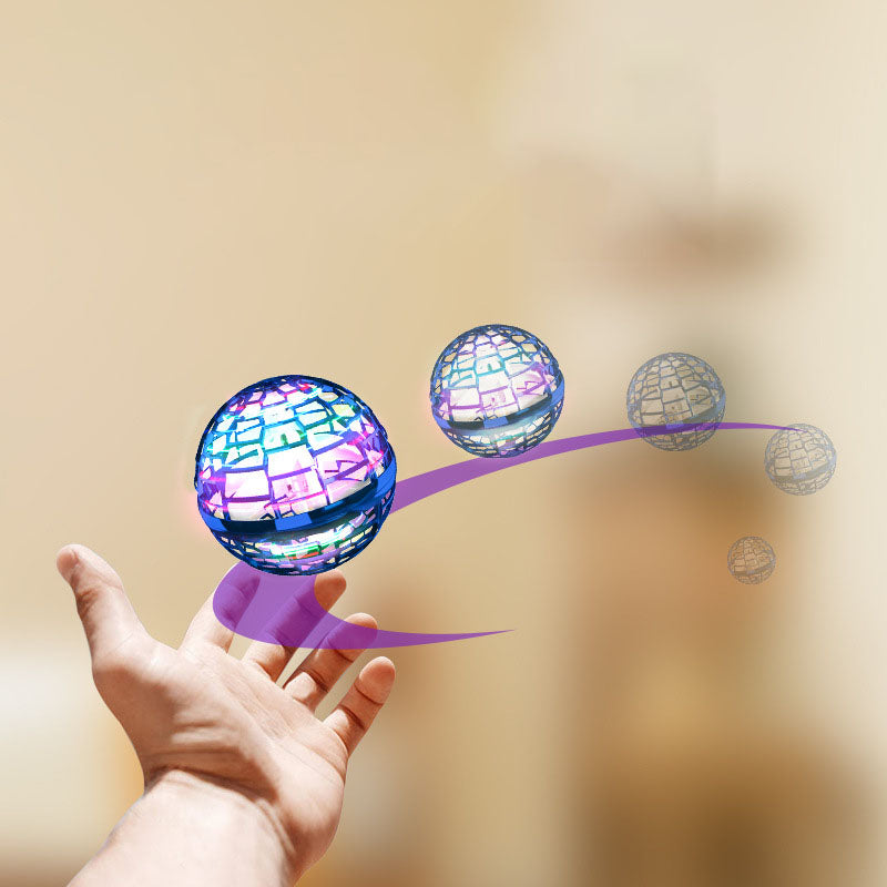 Rechargeable Flying Spinner Toy with RGB Boomerang Flight