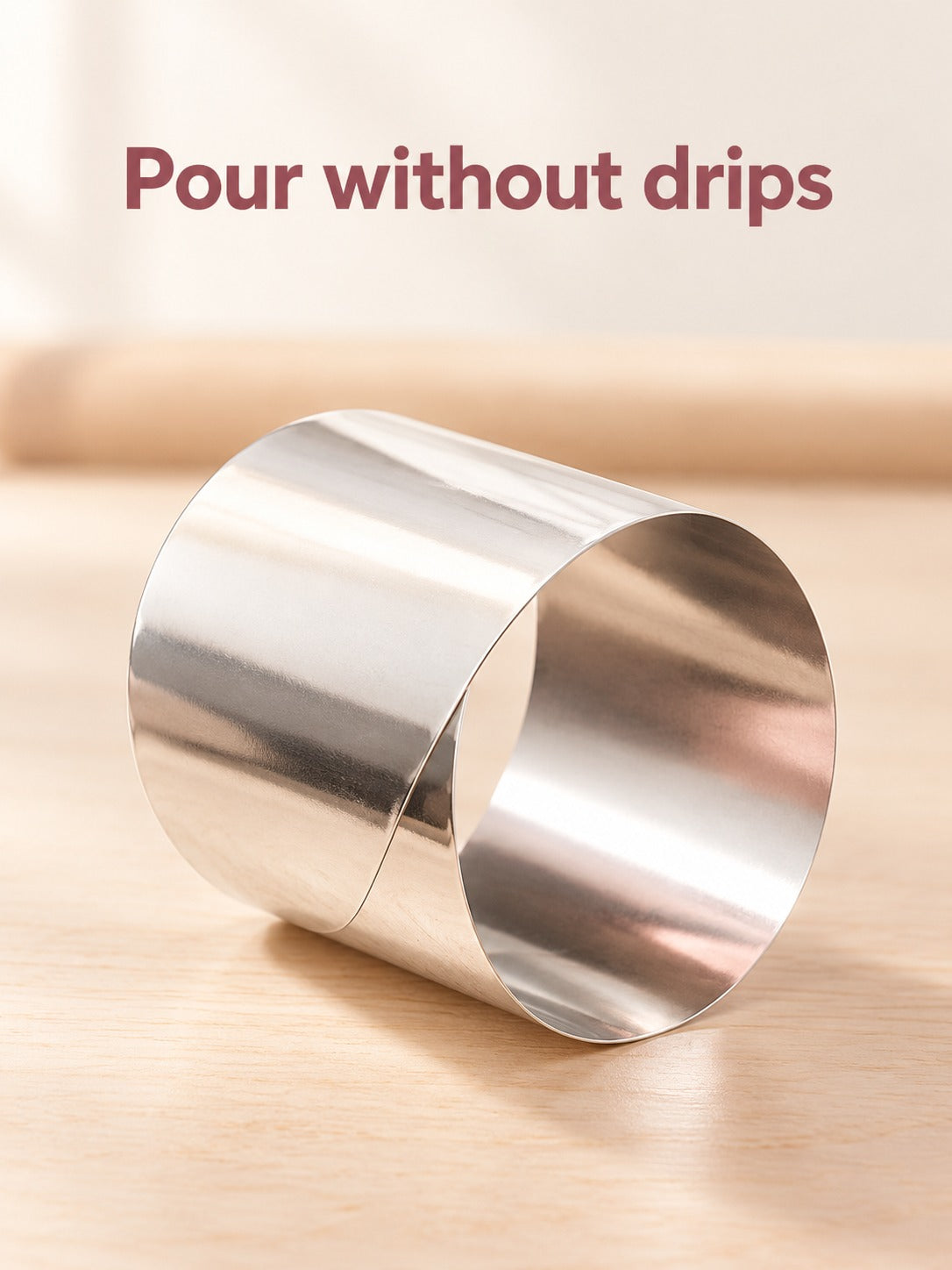 Foil Wine Pourer Spout That Stops Drips at the Neck